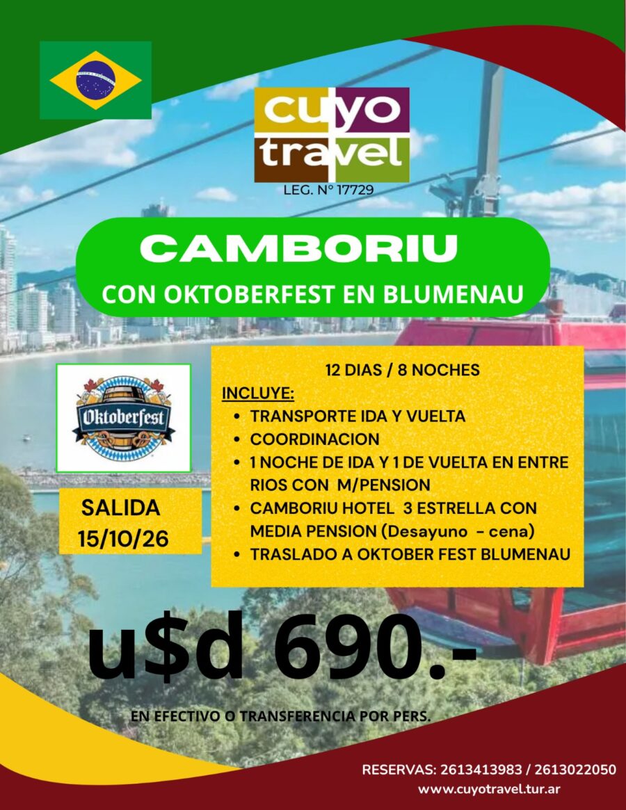 CAMBORIU CON OKTOBER FEST BLUMENAU