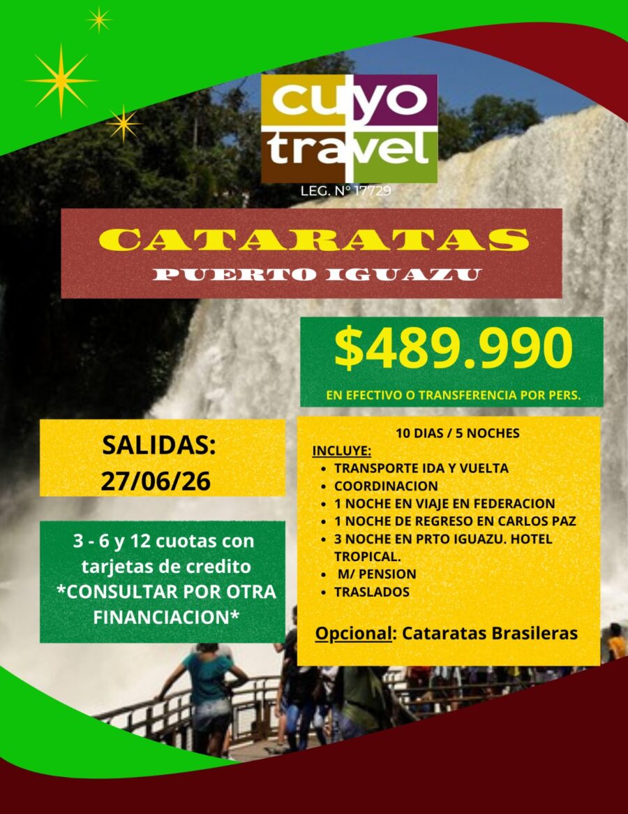 CATARATAS DEL IGUAZU EN JUNIO